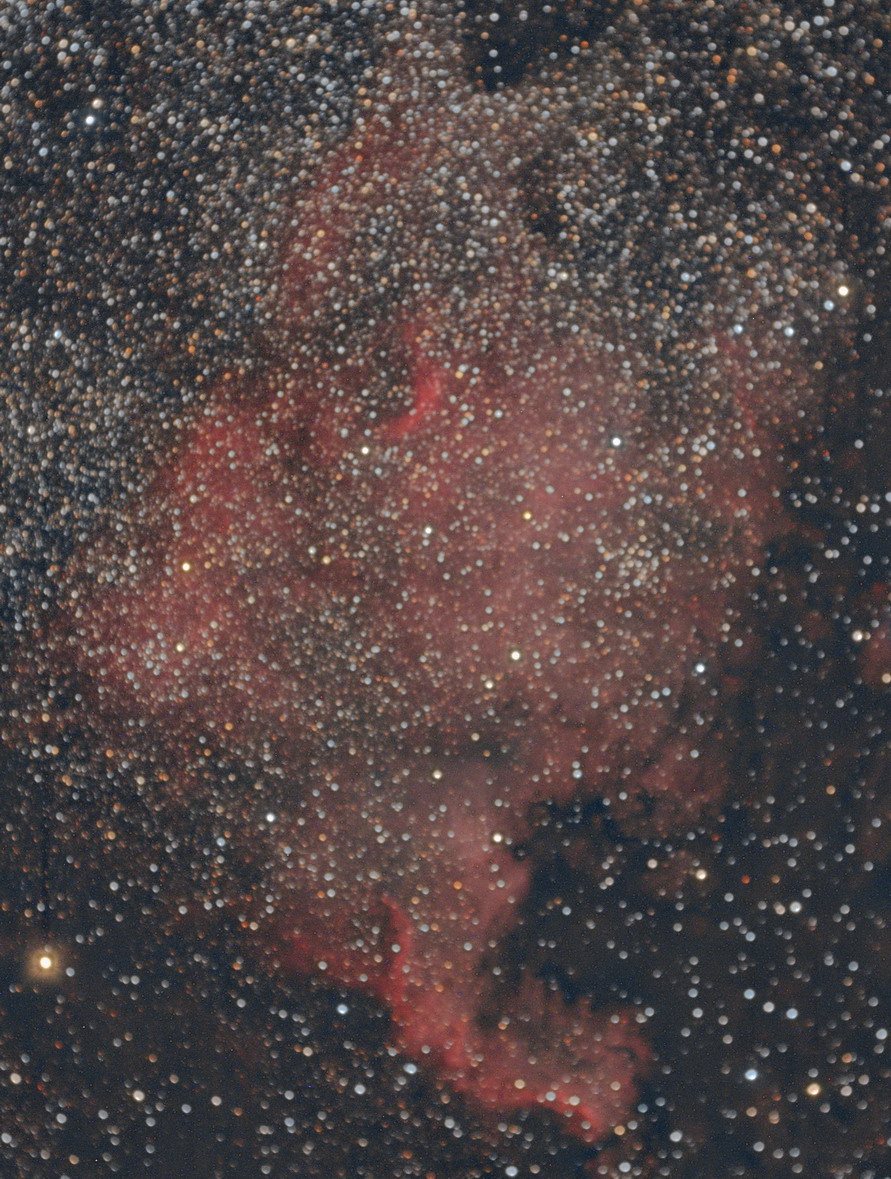 NGC 7000 La nebulosa Norte América